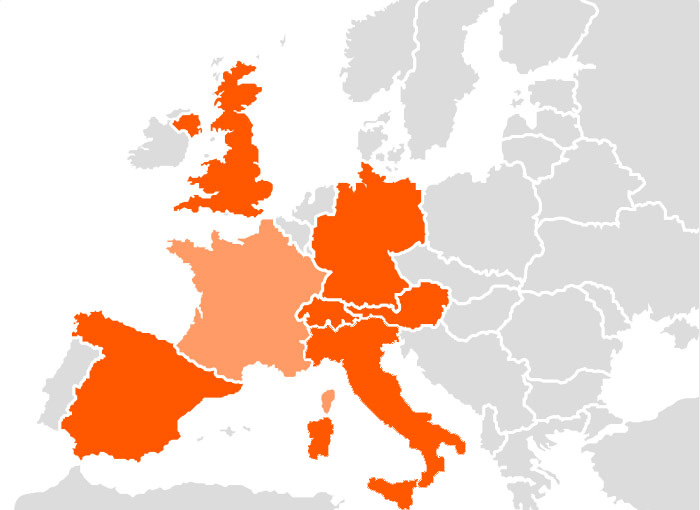 saxoprint.fr Europakarte