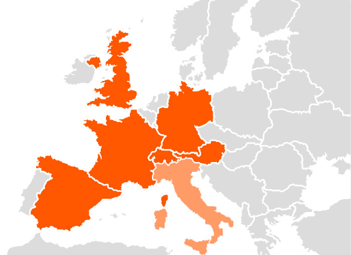 saxoprint.it Europakarte